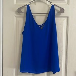 Cobalt blue tank